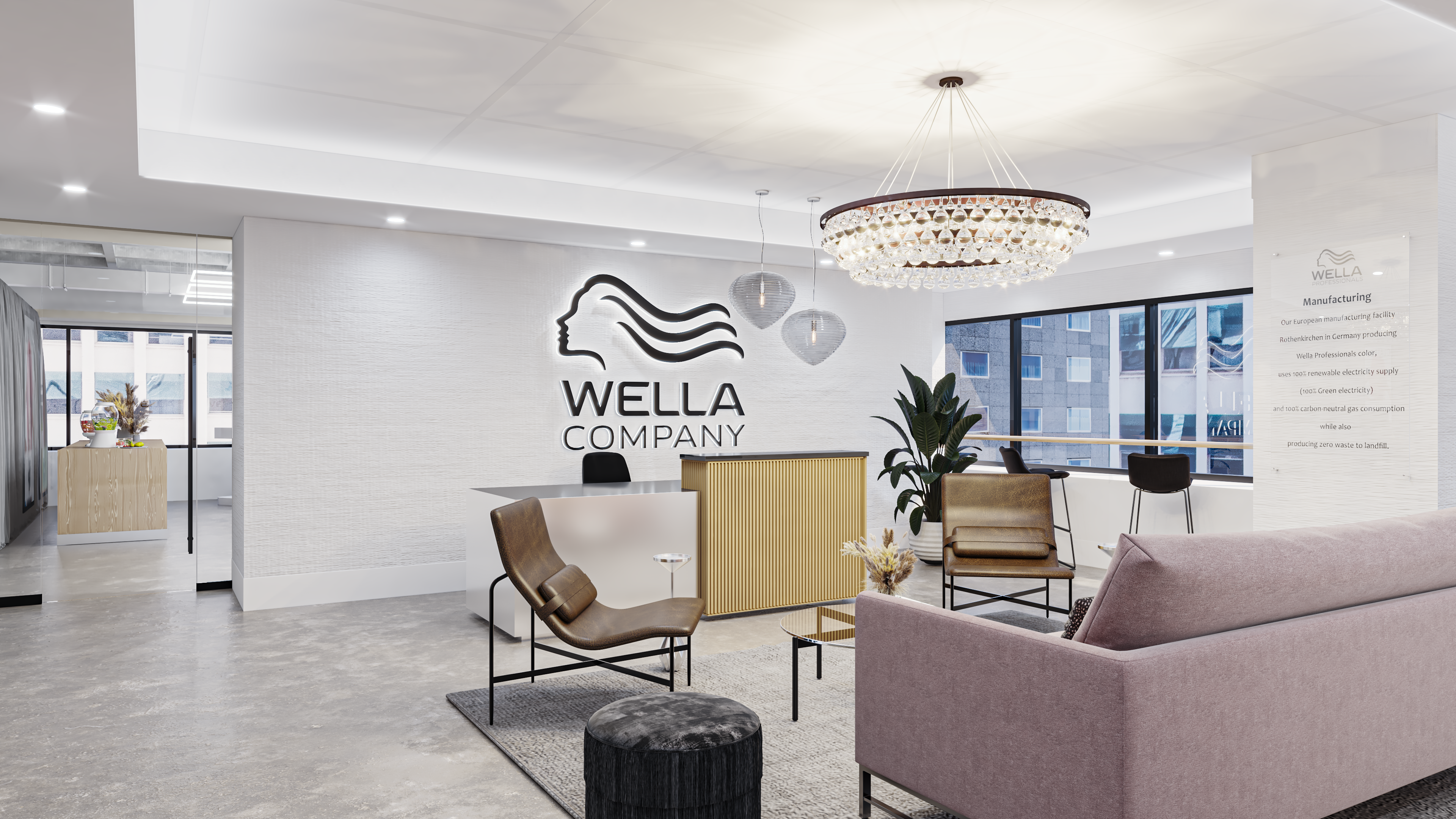 Wella R&D Salon interior design project